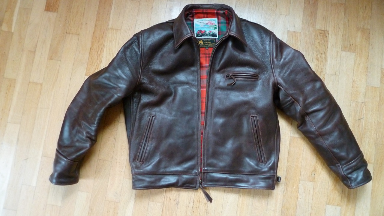Aero Leather Higwayman horsehide leather jacket | be-cause - style