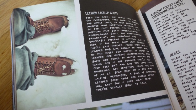 Whole Larder Love Cookbook leather boots